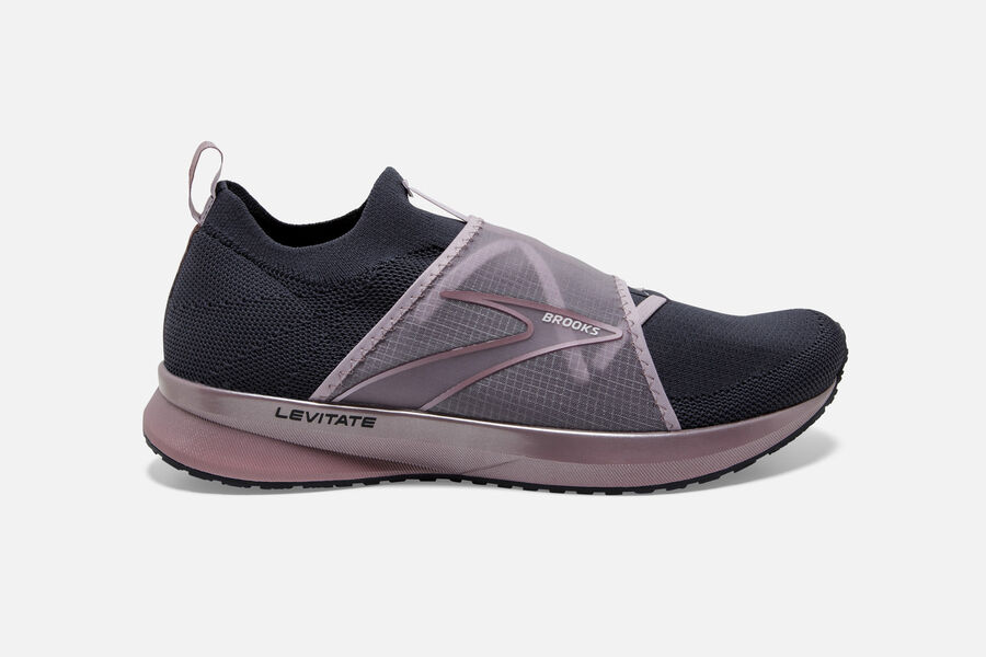 Brooks Levitate 4 LE Road Running Shoes - Womens - Black/Pink - TS2019765